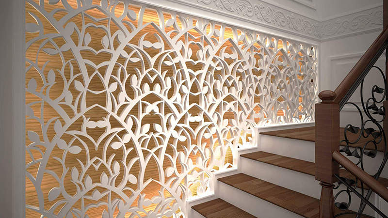CNC Staircase Panel Dubai